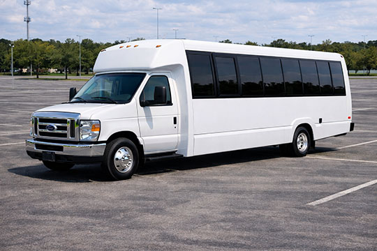 25-passenger minibus available for charter in Victorville, CA